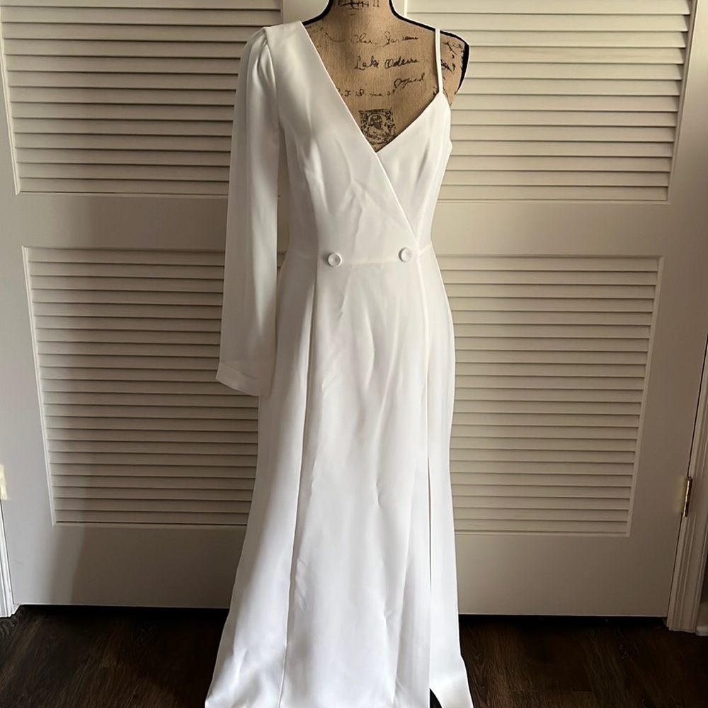 BCBG half shoulder dress size 10